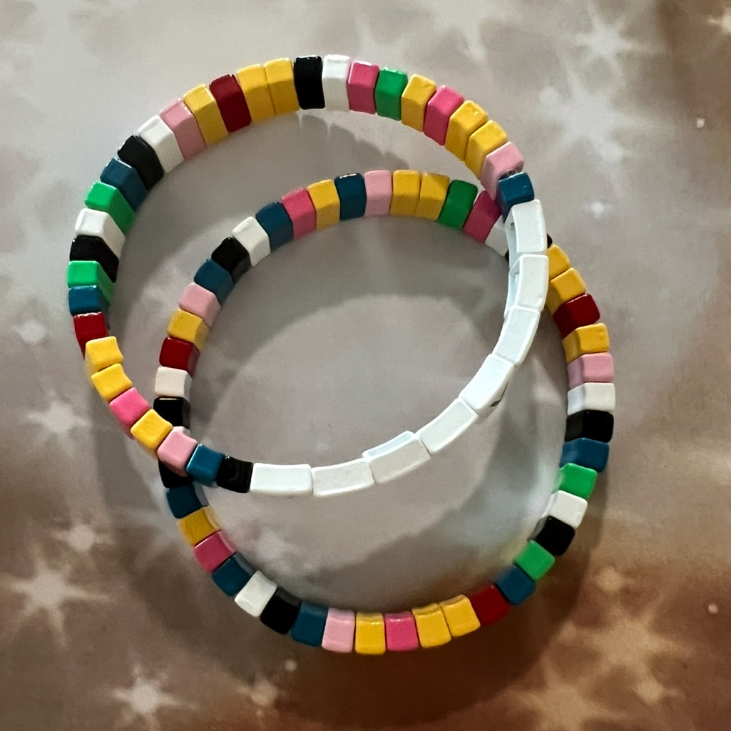 2 Enamel Bracelets